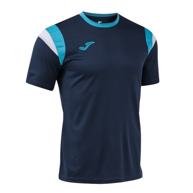 Koszulka sportowa Joma Terra (lekka, oddychająca) granatowa/turkusowa męska