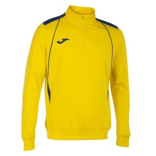 Joma Pullover Championship VII Sweatshirt (Half-Zip, Fleece-Wnętrze) żółty/granatowy Mężczyźni