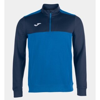 Joma Pullover Winner Sweatshirt (1/2 Zamek, 100% Poliester) niebieski królewski/granatowy męski