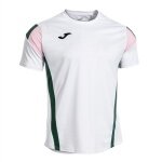 Koszulka tenisowa Joma Corta Montreal 2025 biała/zielona męska