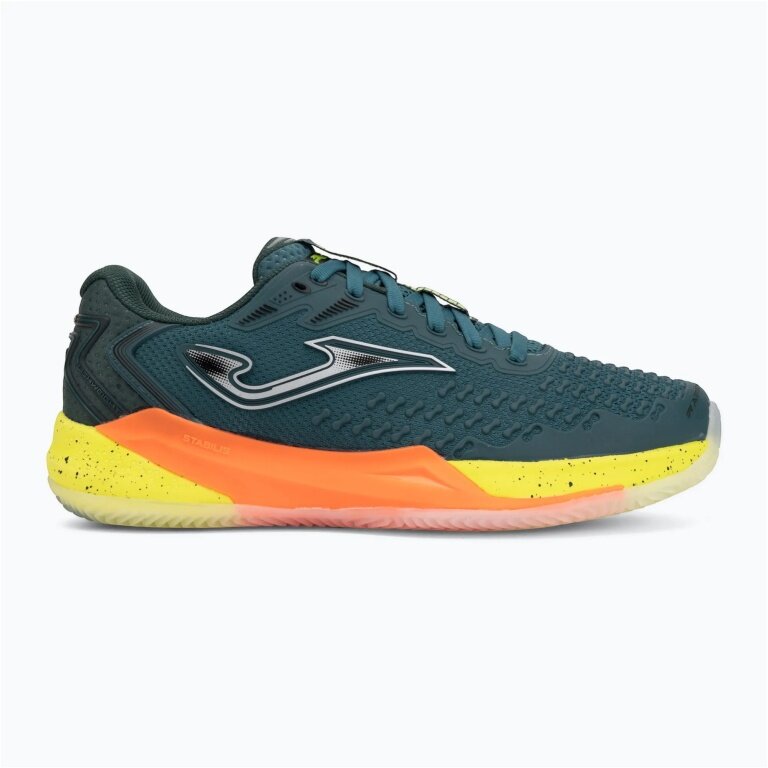 Buty tenisowe Joma Rapid 2617 na nawierzchnię ceglaną/piaskową, kolor petrolowy, męskie
