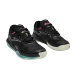 Buty tenisowe Joma Point 2601 na nawierzchnię ceglaną/piaskową czarne/turkusowe męskie