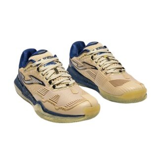 Buty tenisowe Joma Point 2625 na nawierzchnię ceglaną/piaskową beżowo-niebieskie męskie