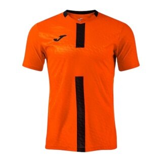 Joma T-shirt treningowe Proteam III (dekolt w serek, lekkie, oddychające) pomarańczowo-czarne męskie