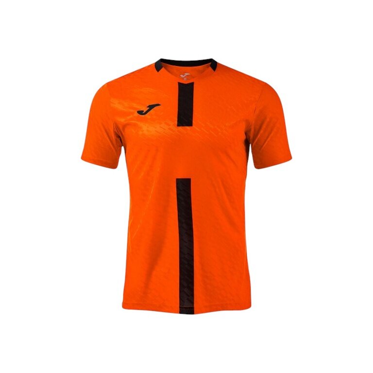Joma T-shirt treningowe Proteam III (dekolt w serek, lekkie, oddychające) pomarańczowo-czarne męskie
