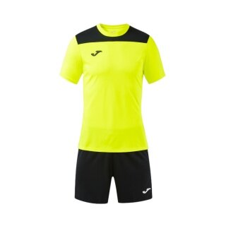 Zestaw Joma do treningu (krótkie spodenki i koszulka z krótkim rękawem) Phoenix III żółto/czarny męski