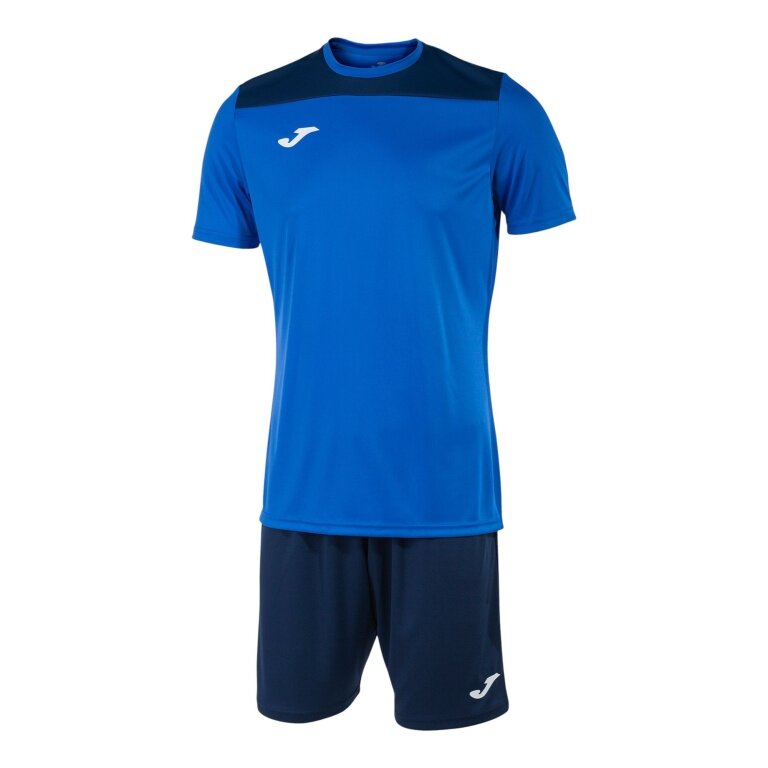 Joma dres treningowy (krótkie spodenki i koszulka z krótkim rękawem) Phoenix III zestaw niebieski/granatowy męski