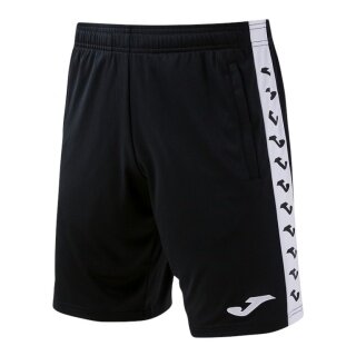 Spodenki treningowe Joma Bermuda Heroic (100% poliester, z bocznymi kieszeniami) krótkie czarne/białe męskie
