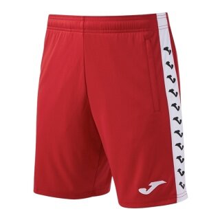 Spodenki treningowe Joma Bermuda Heroic (100% poliester, z bocznymi kieszeniami) krótkie czerwone męskie