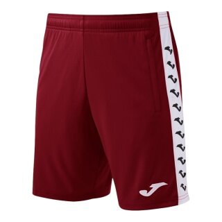 Spodenki treningowe Joma Bermuda Heroic (100% poliester, z bocznymi kieszeniami) krótkie bordowe męskie
