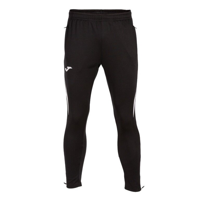 Joma Spodnie treningowe Championship VII (100% poliester) długie czarne/białe męskie
