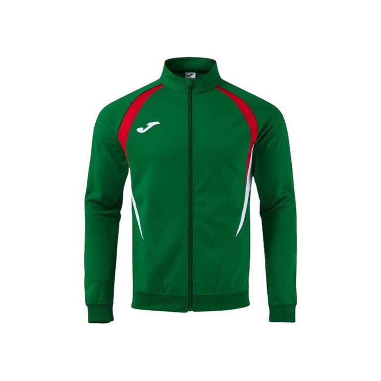 Joma kurtka treningowa Championship 20 (oddychająca, wygodna, z recyklingowanego poliestru) zielono/czerwona męska
