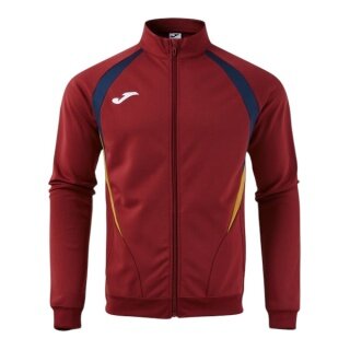 Joma kurtka treningowa Championship 20 (oddychająca, wygodna, z recyklingowanego poliestru) bordowa/ciemnoniebieska męska