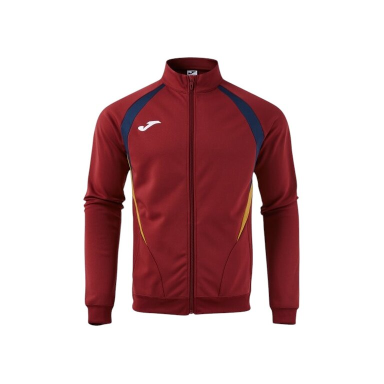 Joma kurtka treningowa Championship 20 (oddychająca, wygodna, z recyklingowanego poliestru) bordowa/ciemnoniebieska męska