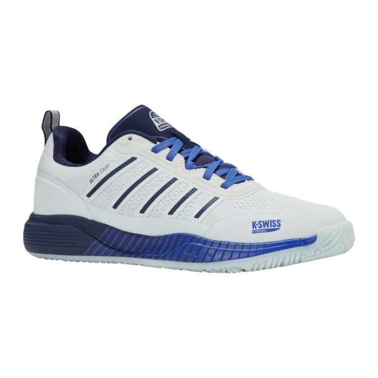KSwiss buty do padla Ultra Court białe/czarne/niebieskie męskie
