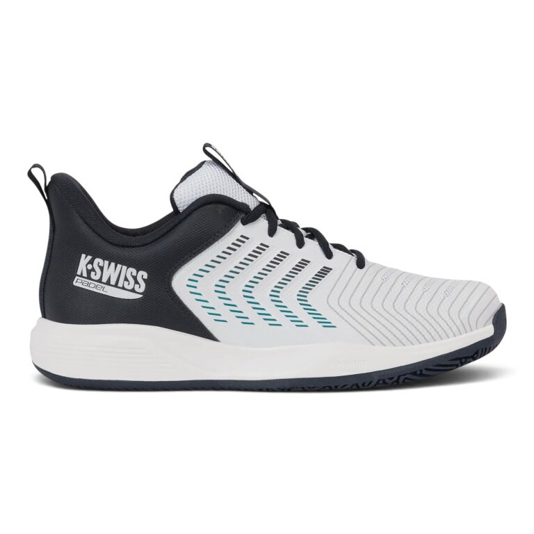 KSwiss buty do padla Ultrashot Light białe/węglowo-szare/niebieskie męskie