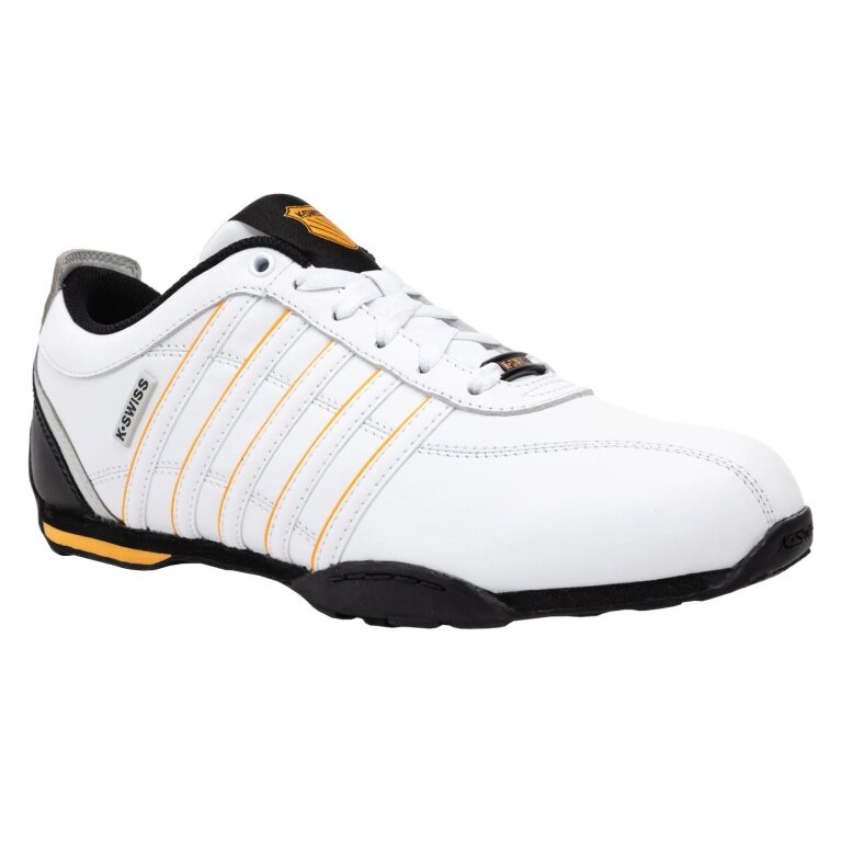 KSwiss Sneakers Arvee 1.5 skórzane 2026 biało/czarno/żółte męskie