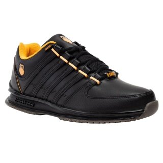 KSwiss Sneakers Rinzler skórzane 2026 czarne/pomarańczowe męskie
