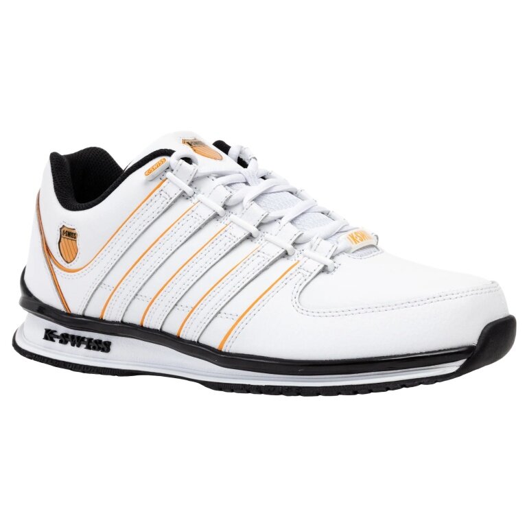 KSwiss Sneakers Rinzler skórzane 2026 białe/czarne/żółte męskie