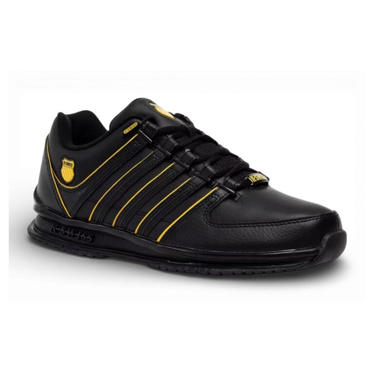KSwiss Sneakers Rinzler skórzane 2026 czarne/żółte męskie