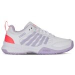 KSwiss buty tenisowe Court Express 2 na nawierzchnię ceglaną/piaskową 2025 białe/orchid/pink damskie
