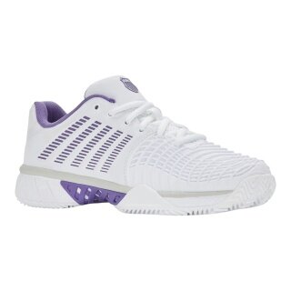 KSwiss buty tenisowe Express Light 3 Clay/Sandplatz 2026 białe/fioletowe damskie
