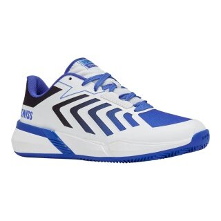 Buty tenisowe KSwiss Ultrashot Team 2 Clay/Sandplatz 2026 białe/olśniewająco niebieskie męskie