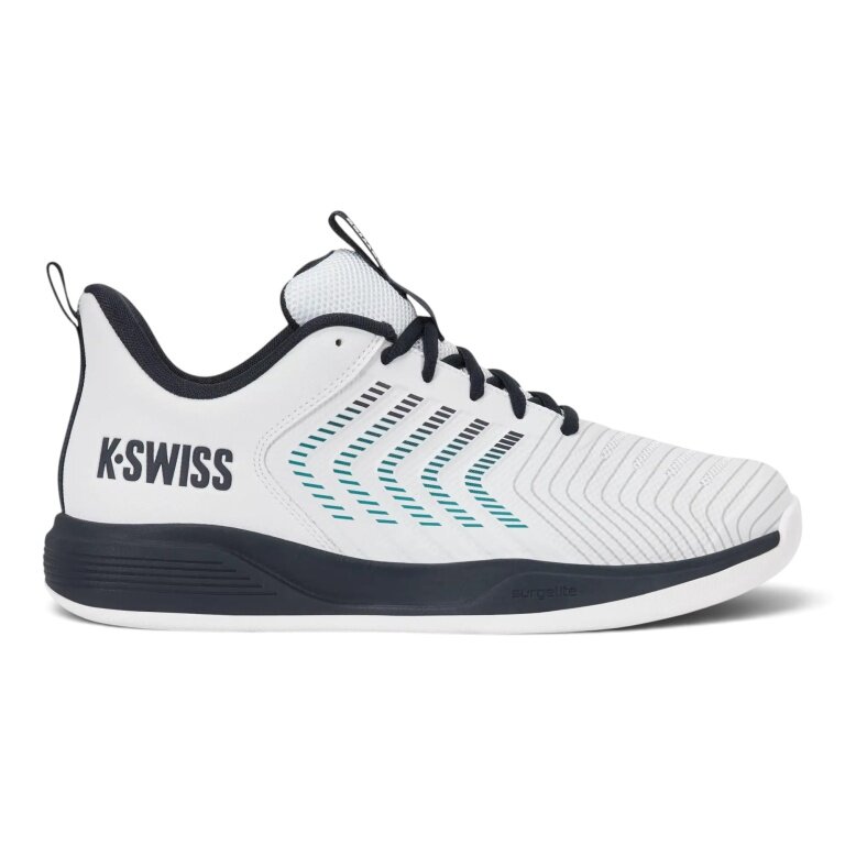 Buty tenisowe KSwiss Ultrashot Light Indoor/Carpet/Teppich białe/węglowe/niebieskie męskie