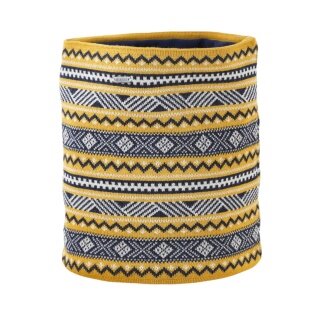 Kama wielofunkcyjna chusta (chusta na szyję) S35 - wełna merino - żółta - 1 sztuka