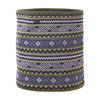 Kama wielofunkcyjna chusta (chusta na szyję) S35 - wełna merino - ciemnozielona - 1 sztuka