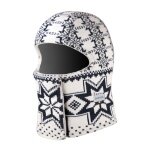 Kama Sturmhaube DW22 (wiatroszczelna, oddychająca, bardzo ciepła) - biało/czarna - 1 sztuka