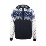 Kama bluza z kapturem Kamakadze 5057 Half Zip (mieszanka wełny merino) granatowa damska