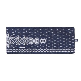 Opaska na czoło Kama C41 (wełna merino) - niebieska - 1 sztuka