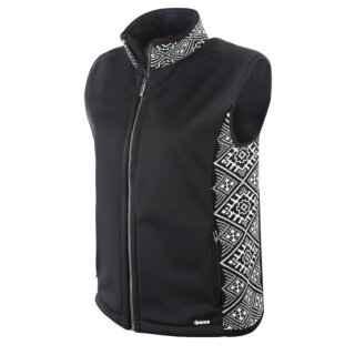 Kama Softshellowa kamizelka wędrówkowa 3010 (mieszanka wełny merino, wiatroszczelna, oddychająca) czarna męska