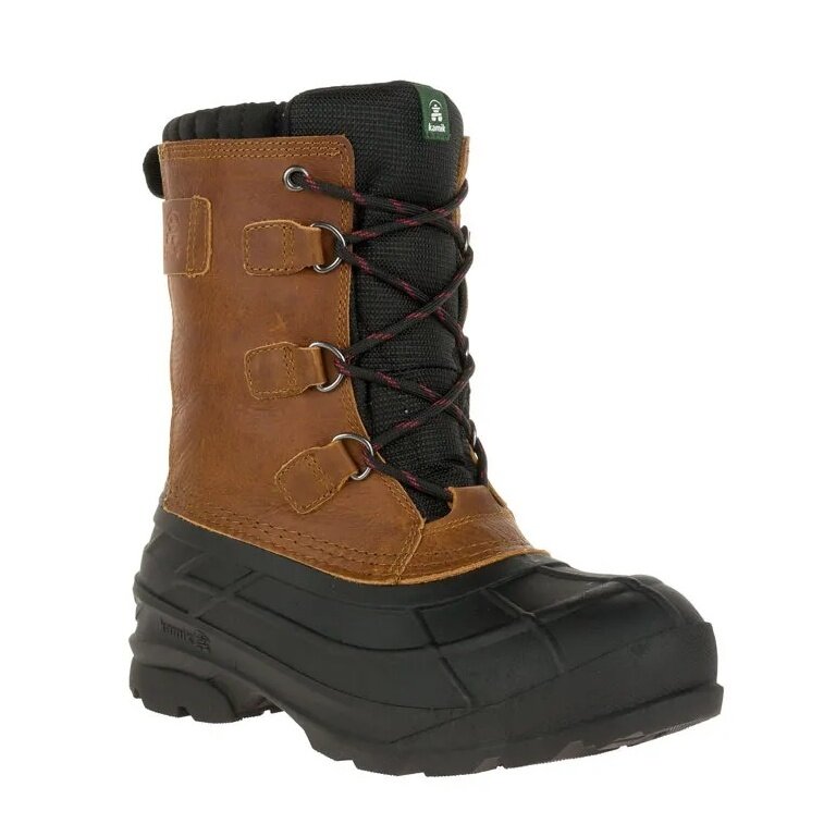 Kamik Zimowe Buty Alborg Plus (Skóra, wodoodporne) brązowe męskie