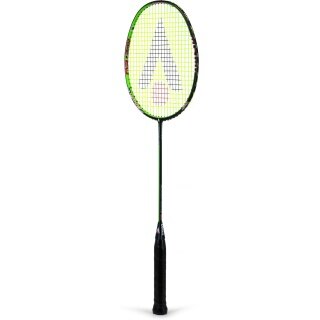 Karakal rakieta do badmintona Black Zone 20 (82g/zrównoważona) czarna/zielona - naciągnięta -