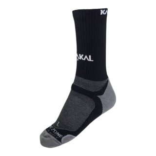 Skarpety indoorowe Karakal X4+ Mid-Calf czarne/szare - 1 para