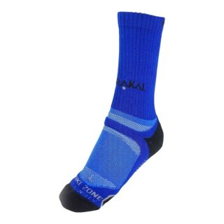 Skarpety indoorowe Karakal X4+ Mid-Calf niebiesko/czarne - 1 para