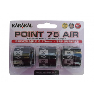 Karakal Overgrip Point Air 0.75mm czarny 3 szt.