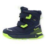 Kastinger zimowe buty UT-Arctica MID V KTX (wodoodporne, ciepła podszewka) granatowo-limonkowe dzieci (32-35)