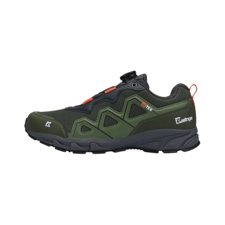 Kastinger buty trekkingowe FS-Superhiker Low XT KTX (system szybkiego sznurowania, wodoodporne) oliwkowo/pomarańczowe męskie