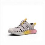 Keen Sandale Whisper Lite (system szybkiego sznurowania, do lekkich wędrówek) szary/żółty/różowy damskie