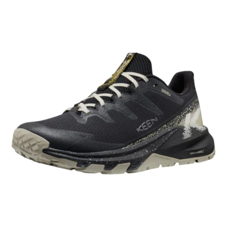 Buty trekkingowe Keen Targhee Apex WP (wszechstronne, wodoodporne) czarne/szaro-kamienne męskie
