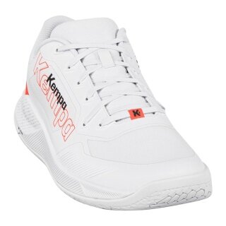 Buty halowe Kempa Kourtfly Three (piłka ręczna) białe/czarne/fluo męskie