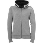 Kempa Bluza z kapturem (Hoodie) Full Zip Core 26 szara Damska