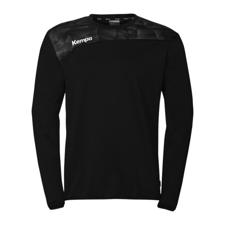 Kempa Longsleeve Athletics 29 Top Treningowe (100% Poliester) czarny Mężczyźni