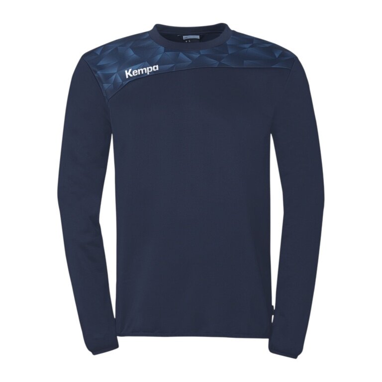Kempa Longsleeve Athletics 29 Top treningowe (100% poliester) granatowe męskie