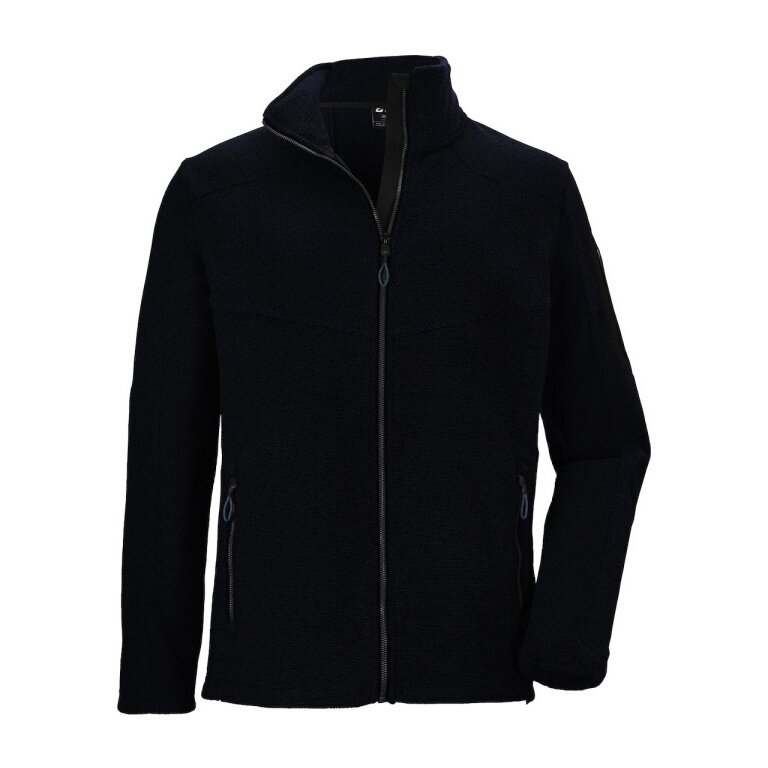 Killtec Sweter Fleece Kow 28 z kołnierzem (wysoki komfort noszenia) ciemnoniebieski Mężczyźni