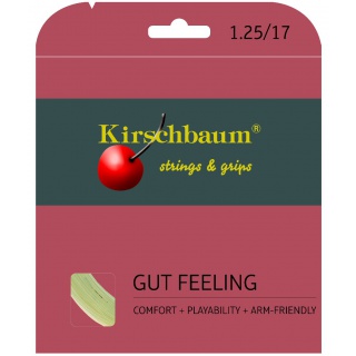 Kirschbaum Sznur tenisowy Gut Feeling (ochrona ramion + dotyk) naturalny 12m zestaw
