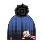 Czapka Krimson Klover (z pomponem) Pop Art Beanie - niebiesko-czarna dla kobiet - 1 sztuka